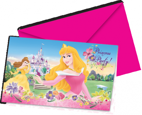 Disney Princess on Disney Princess Party Einladungskarten Einladungskarten