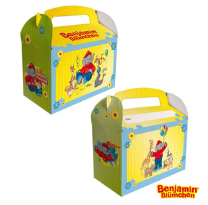 6 Benjamin Blümchen Geschenkboxen mit Namensfeld