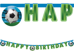 1 Soccer Fans Fußball Geburtstagsbanner 2m