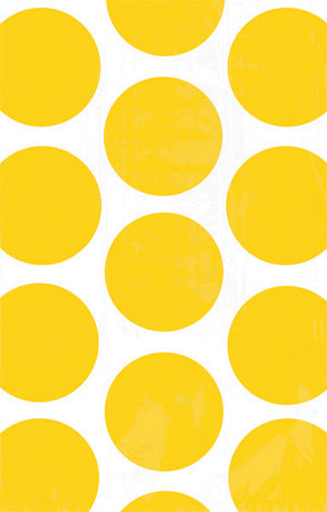 10 Candy Buffet Geschenktüten gelb