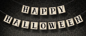 Edle Happy Halloween Girlande 2,1m