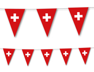 Schweiz Wimpelkette Zürich 3,5m