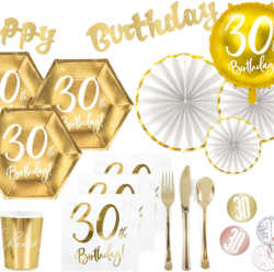 Fertige Deko Sets zum 30. Geburtstag