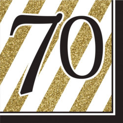 Black and Gold zum 70. Geburtstag