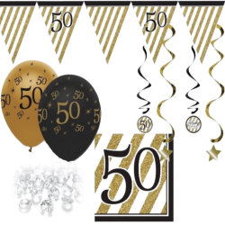 Fertige Deko Sets zum 50. Geburtstag