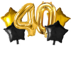 Ballons zum 40. Geburtstag