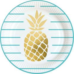 Goldene Ananas Deko