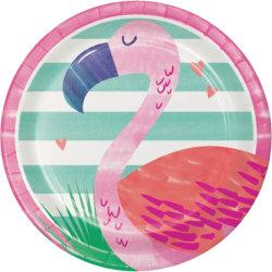 Flamingo und Ananas