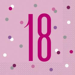 18. Geburtstag Pink Dots Glitzer