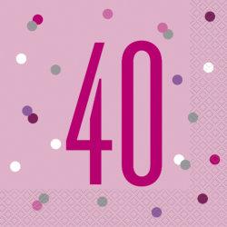 40. Geburtstag Pink Dots Glitzer