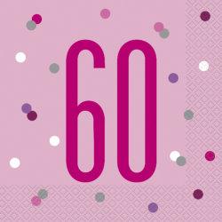 60. Geburtstag Pink Dots Glitzer