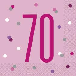 70. Geburtstag Pink Dots Glitzer