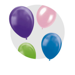 Einfarbige Standard Ballons 30cm