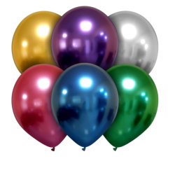 Schimmernde Chrome Ballons
