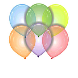 Transparente Kristall Ballons