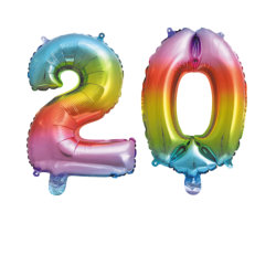 Zahlenballons 20