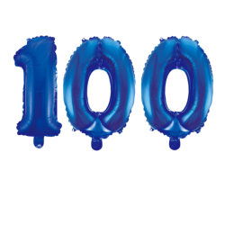 Zahlenballons 100