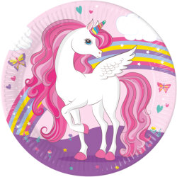 rosa Pegasus Einhorn