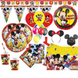 Micky + Minnie Party Deko Sets