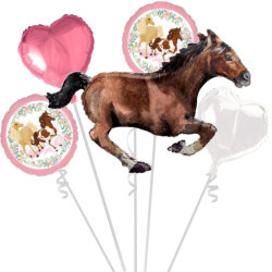 Ballons für die Pferde Party