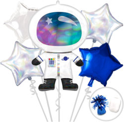 Ballons für die Weltraum Party