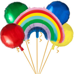 Regenbogen Ballons