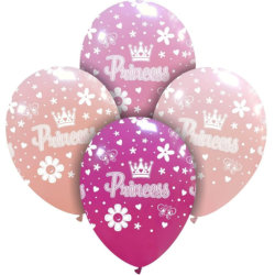Ballons mit Prinzessin Motiven